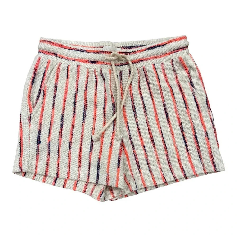 Lou & Grey Women's Striped Neon Drawstring Shorts